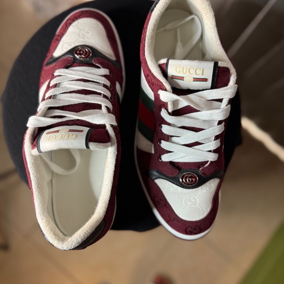 Red Gucci sneaker /Red Gucci screener sneaker - Picture 8 of 10